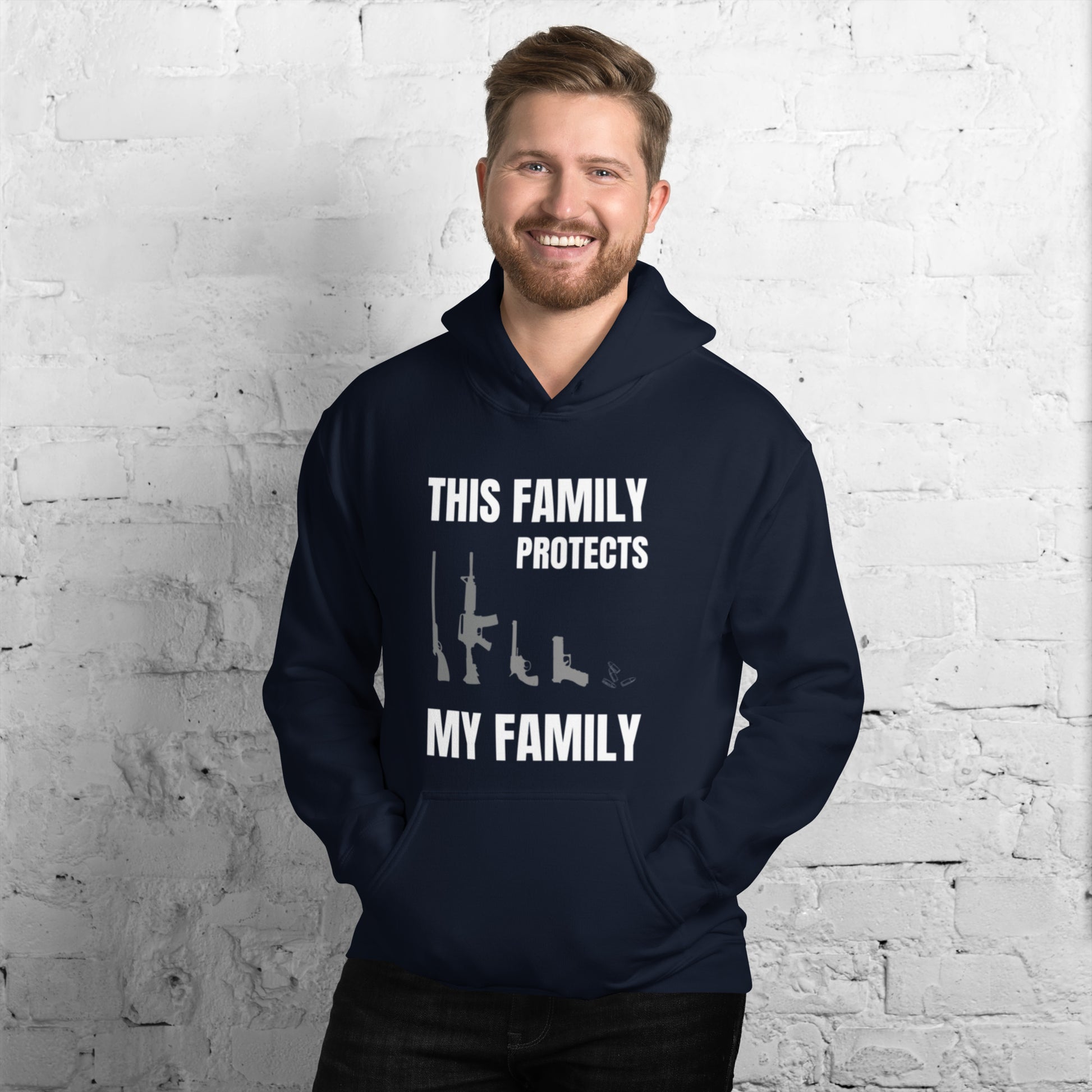 This Family Protects My Family Hoodie